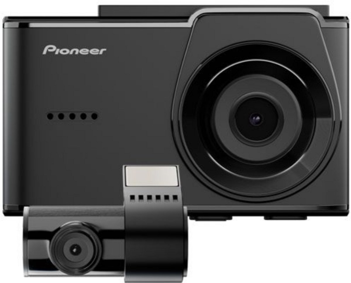 Pioneer VREC-H520DC dashcam – 2K – voor- en achtercamera – 143° kijkhoek – 3 inch IPS-touchscreen – ADAS