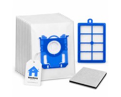 Kleanburg® - Geschikt voor Philips Performer Silent - Onderhoudsset - 10 Stofzuigerzakken - 1 HEPA-filter - 1 Motorfilter