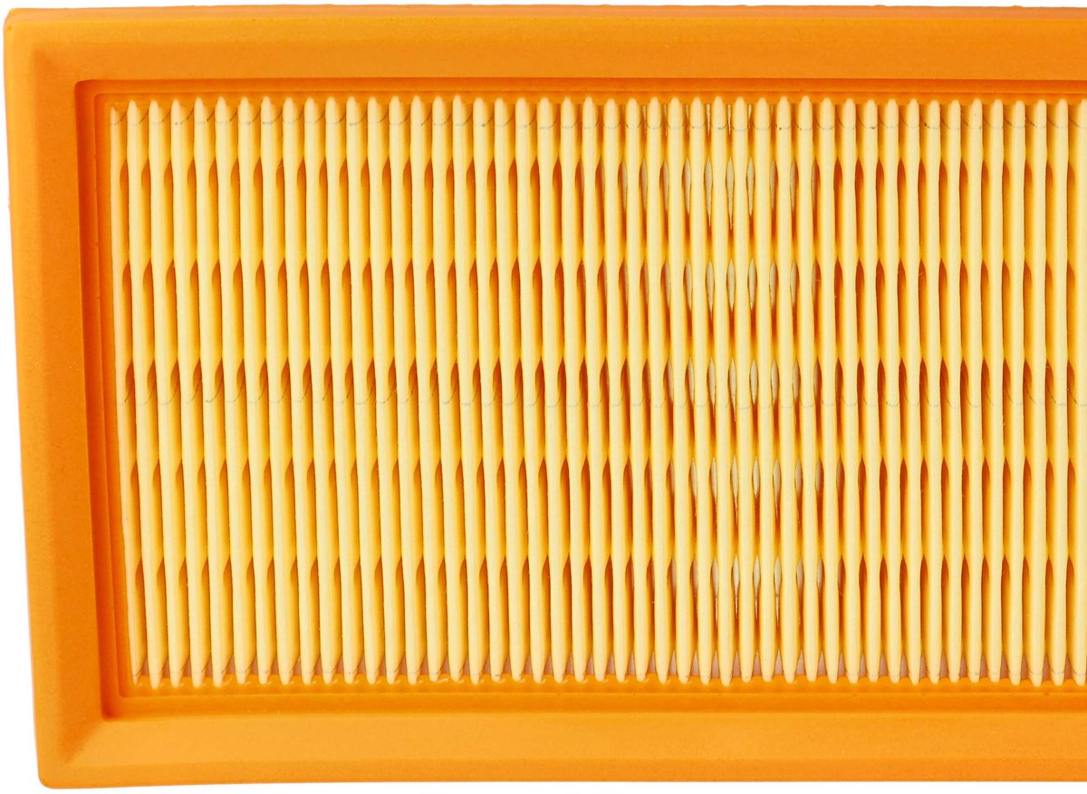 vhbw stofzuigerfilter compatibel met Kärcher NT351 Profi, NT 351 Eco, NT3501E, NT3501, NT3500E, NT3500 stofzuigers - hoofdfilter, plat geplooid filter