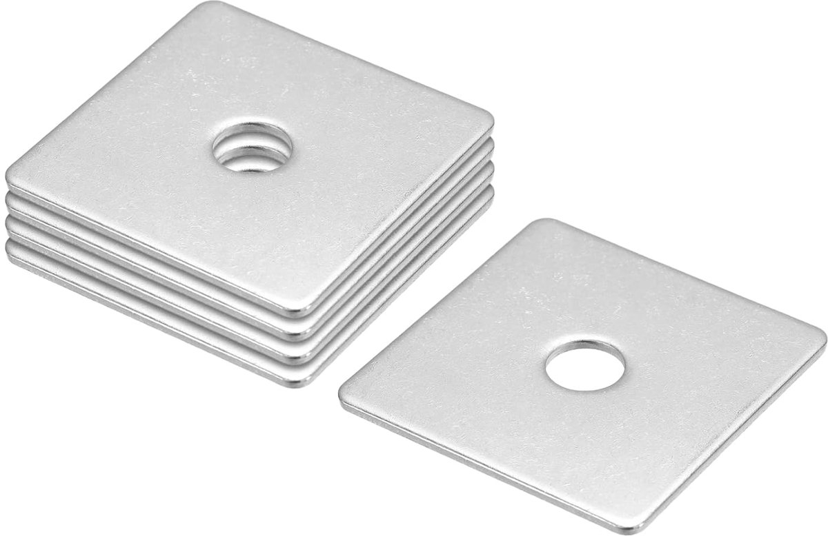 5 stuks vierkante sluitring M10x50x50x2mm 304 roestvrij staal vierkante plaat sluitringen platte pad afstandhouder afdichting voor hardware sluiting