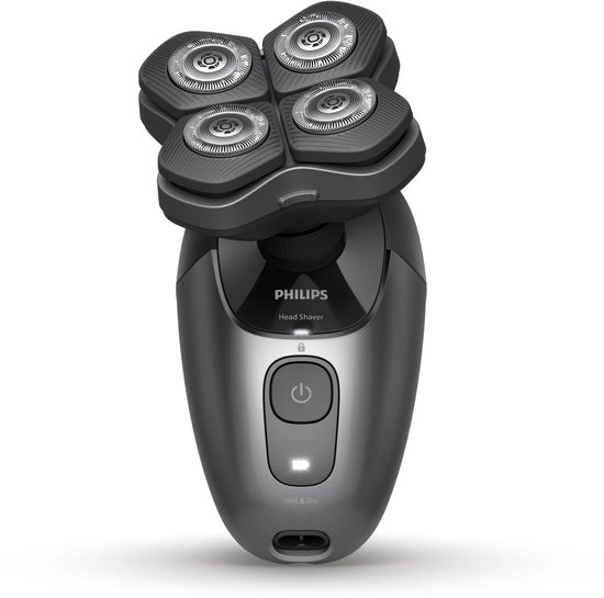 Philips Series 7000 Headshaver - Scheerapparaat mannen hoofd - Wet&Dry - Flexibele scheerkop - Opbergetui - Reinigingsstation- HS7980/15
