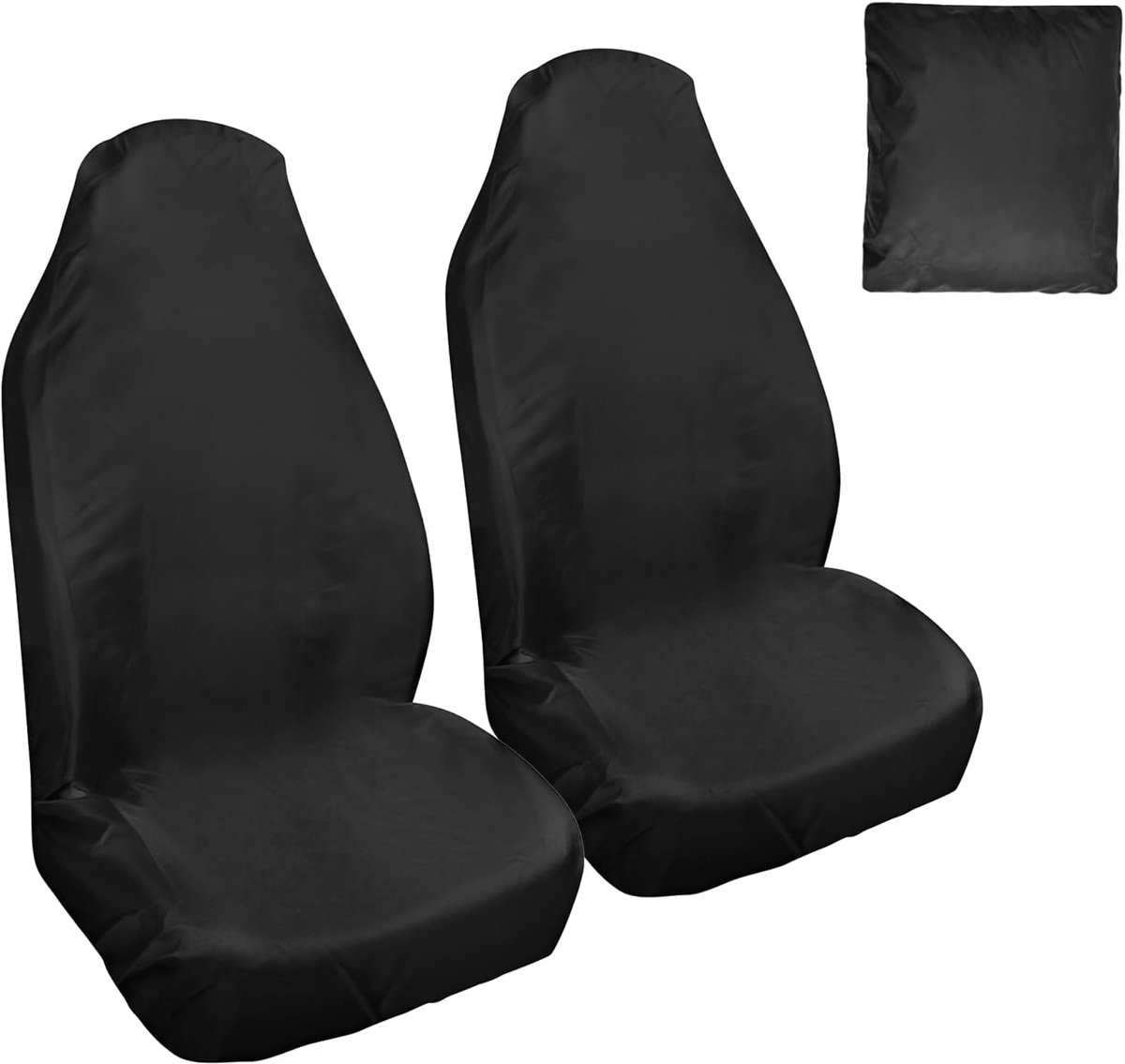 2 Stuks Waterdichte Autostoelhoezen Met 1 Vak | 132×54cm Waterdichte Autostoelhoezen voor De Voorkant,Autostoelhoes Universele Waterdichtes voor Vlekken, Dierenharen