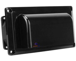 NormadicLife® - 12V Dubbele Ventilator voor Camper, Caravan & Boot - Wandventilator - Inbouwventilator - Actieve Luchtventilatie - Zwart