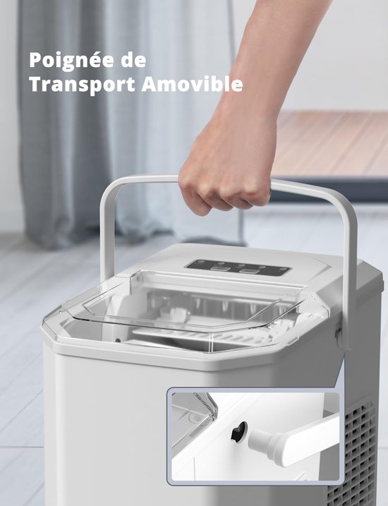 Ijsblokjesmachine - Ijsmachine - Ijsblokjesvorm - Drankkoeler van Merkloos — afbeelding 5