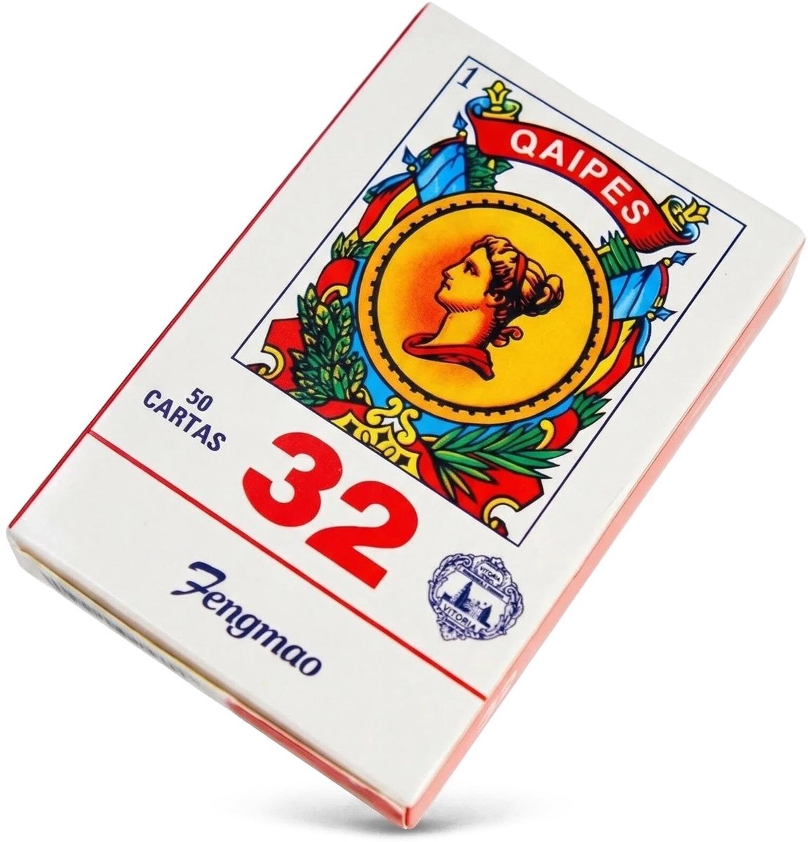 Dailygoods- Kaartendeck Traditioneel Spaans - 50 PVC Speelkaarten - Waterdicht - Scheurvast - 6,2 x 9,5 cm - Voor Mus/Brisca/Tute