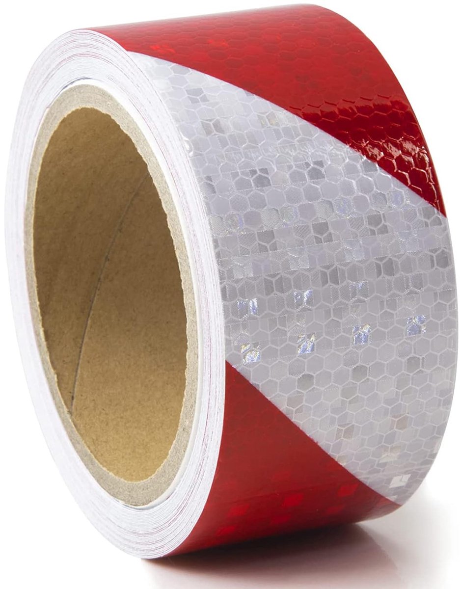 Dailygoods- Reflectietape Hoogwaardige Kwaliteit - Zelfklevende Tape - Waterdichte Tape - Reflecterende Sticker - Veiligheidsmarkering - Verbeterde Zichtbaarheid - Waarschuwingsband