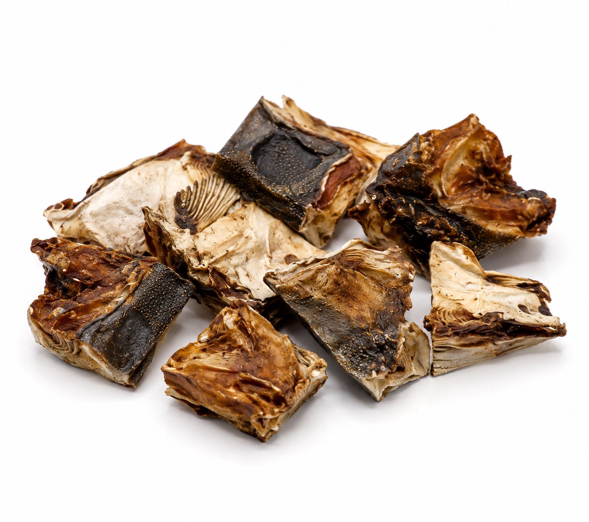 Hondensnackie Meervalkop Vis Stukjes – 150 gram – 100% Natuurlijke Hondensnack
