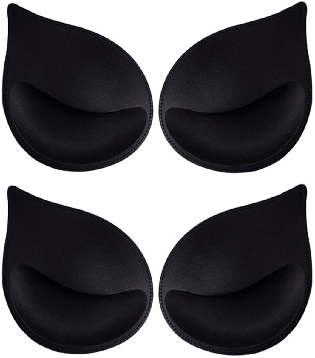 Dailygoods- Beha-pads Ademend - Push-up Pads - Inzetstukken - Bikinipads - Vervangende Pads - 2 Paar 15x11,5x3,7cm