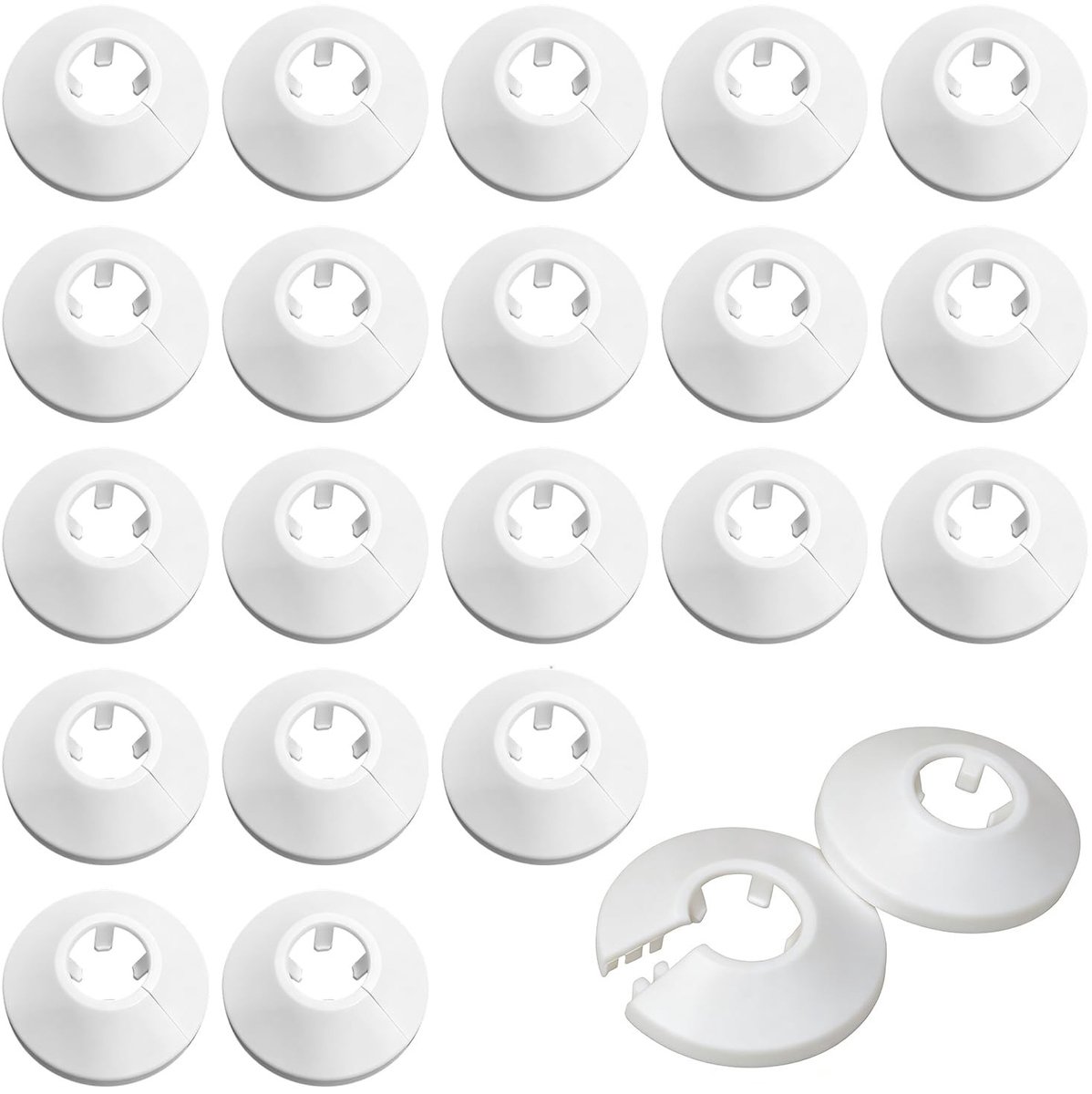Dailygoods- Radiator Buisafdekkingen - 20 Stuks - Duurzaam - Antislip - Waterdicht - Verstelbaar - Schokbestendig