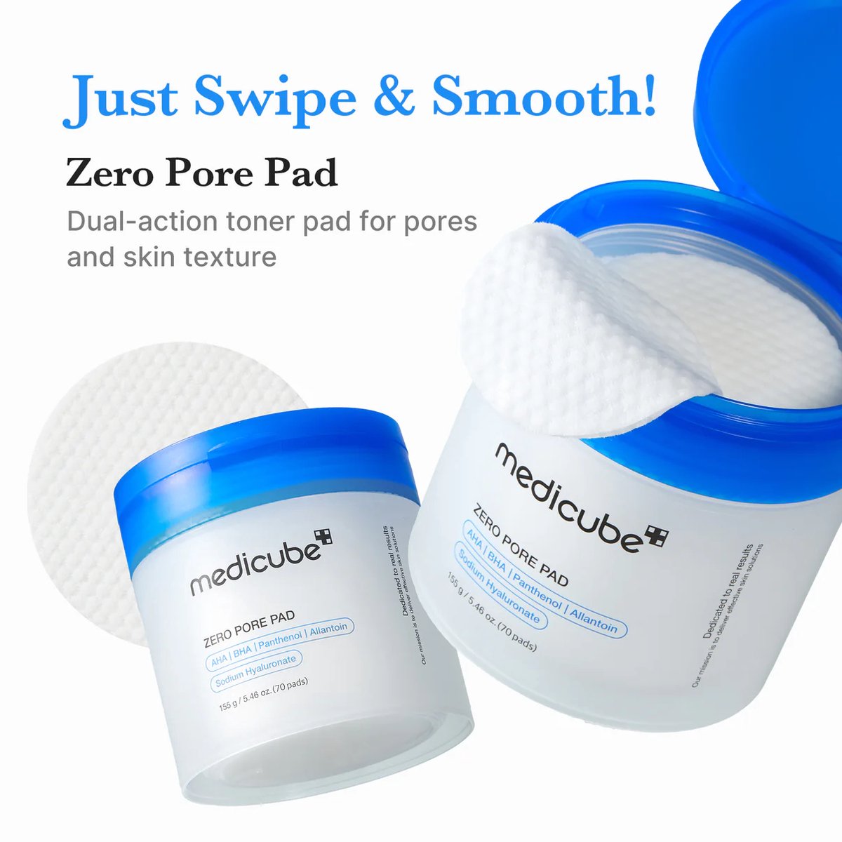 Medicube - Zero Pore Pad - 70 Stuks - Korean Skincare — cadeau in Verzorging - foto 3