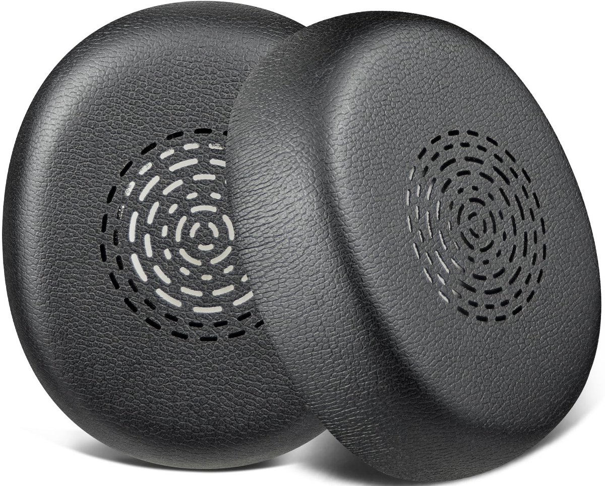 Dailygoods - SOULWIT oorkussens vervangen voor Jabra Evolve 10 on-ear bekabelde headset, earpads cushions met zachter proteïneleer