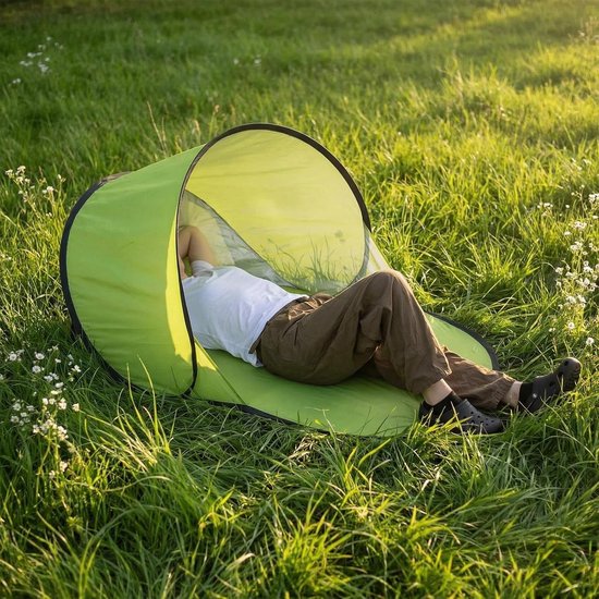 Automatische strandtent, zonnescherm dat in 3 seconden is opgezet, lichtgewicht Oxford-reistent voor kampeeractiviteiten — afbeelding 2