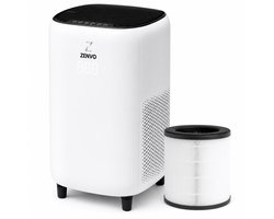Zenvo Luchtreiniger XL - HEPA 13 Filter - CADR 360 m³/u - Tot 50 m² - Luchtkwaliteitssensor - 4 Standen - Voor Pollen, Fijnstof & Huisstof