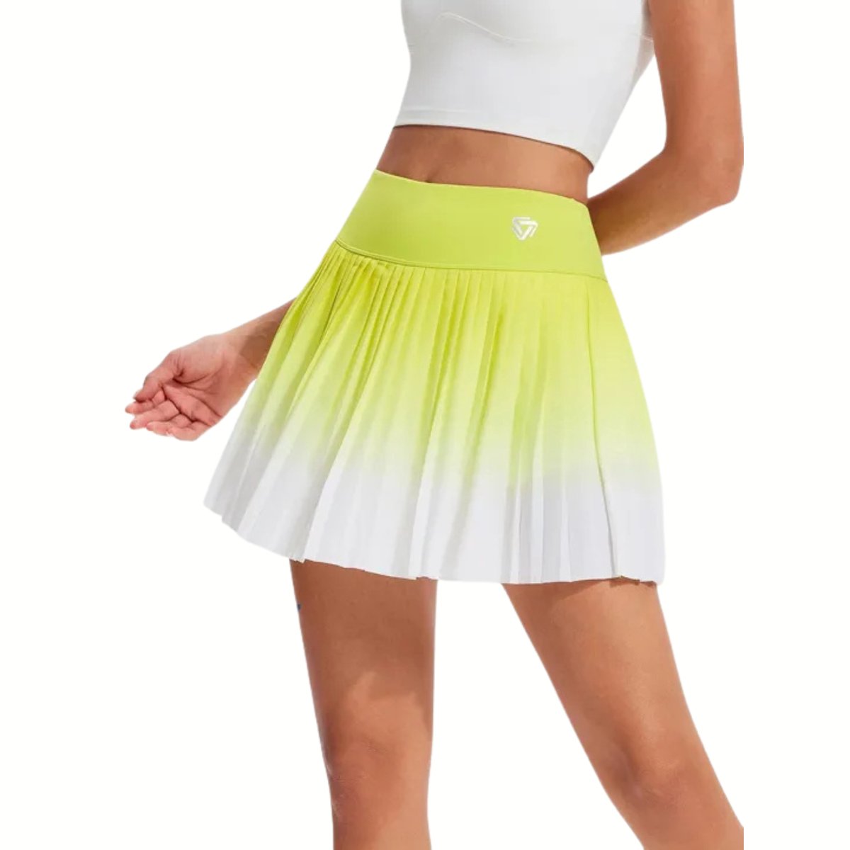 Currero Broekrok Dames Skort Skirts Skirt Rok Midi Korte Broek Culotte Wandelrok Rokje Legging Verloop Geel
