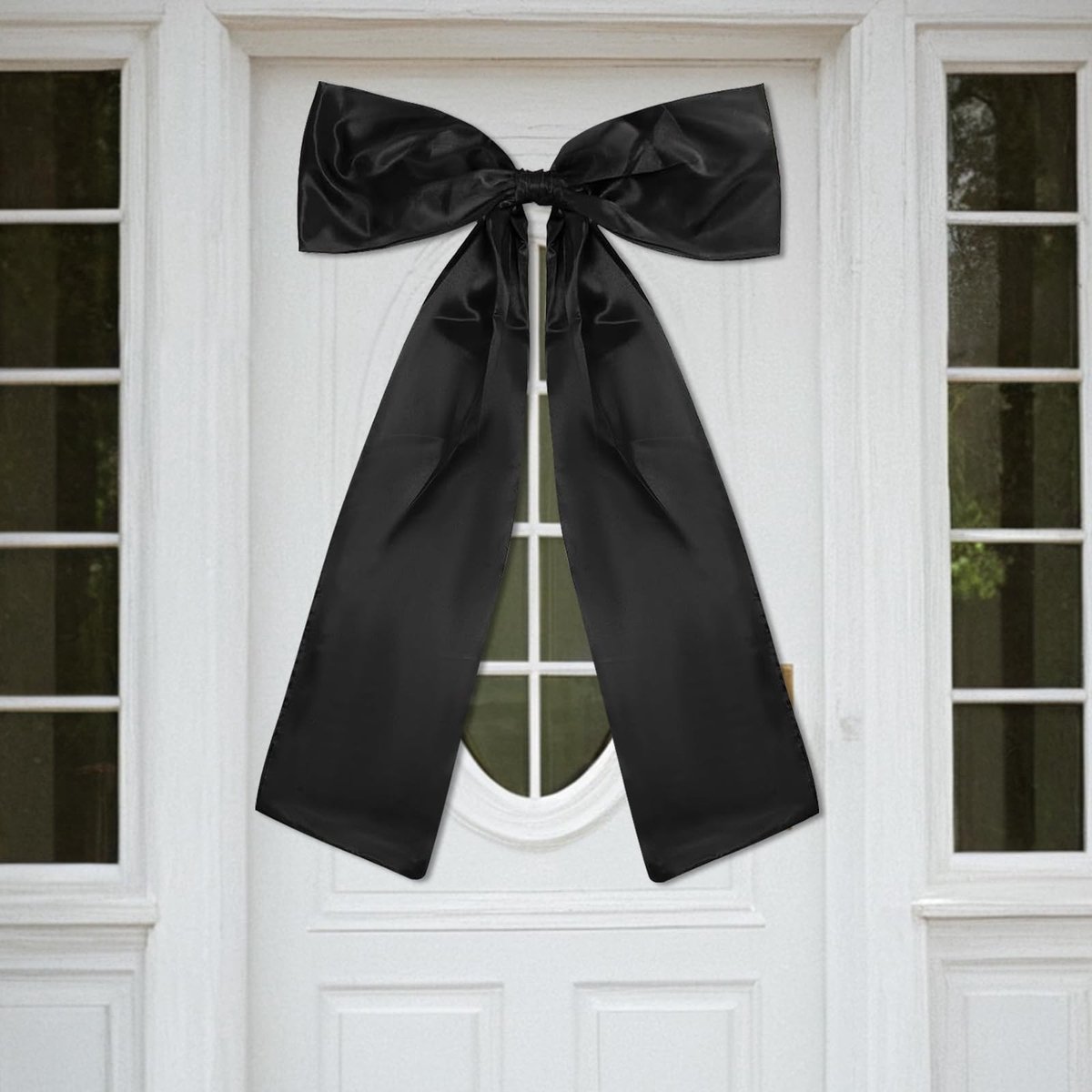 Dailygoods- Strikdecoratie Grote Satijnen - Gigantische Decoratie - Feestdecoratie - Themafeestdecoratie - Slaapkamerdecoratie - Eenvoudige Installatie - Decoratiestrik