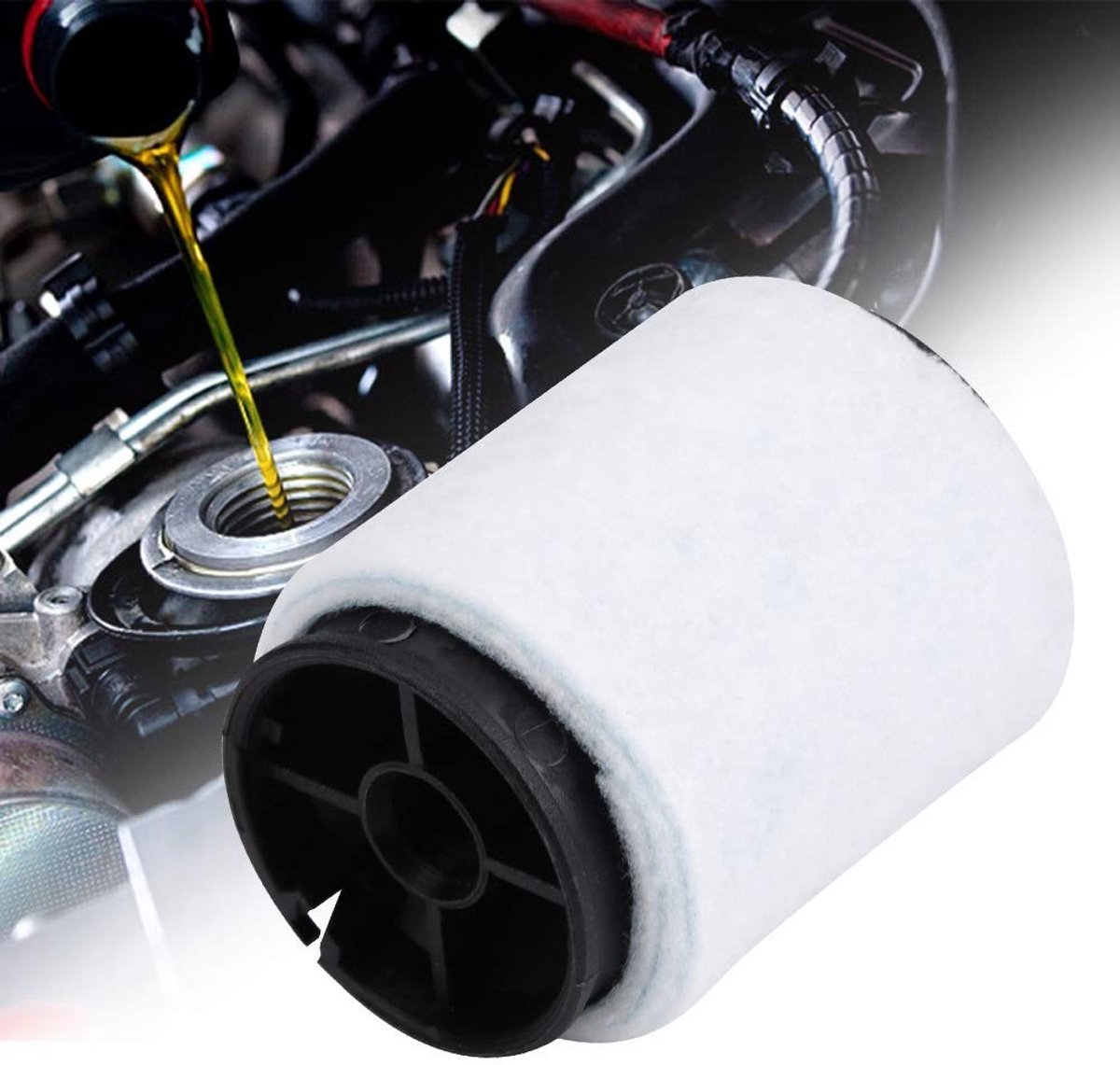 Dailygoods- Olieafscheider Duurzaam - Filter - Rubber Afdichting - Compatibel met BMW 3-serie E46/E39 - Vervang OE-nummer 11127793164 - Eenvoudig te installeren - Olieafscheiderfilter