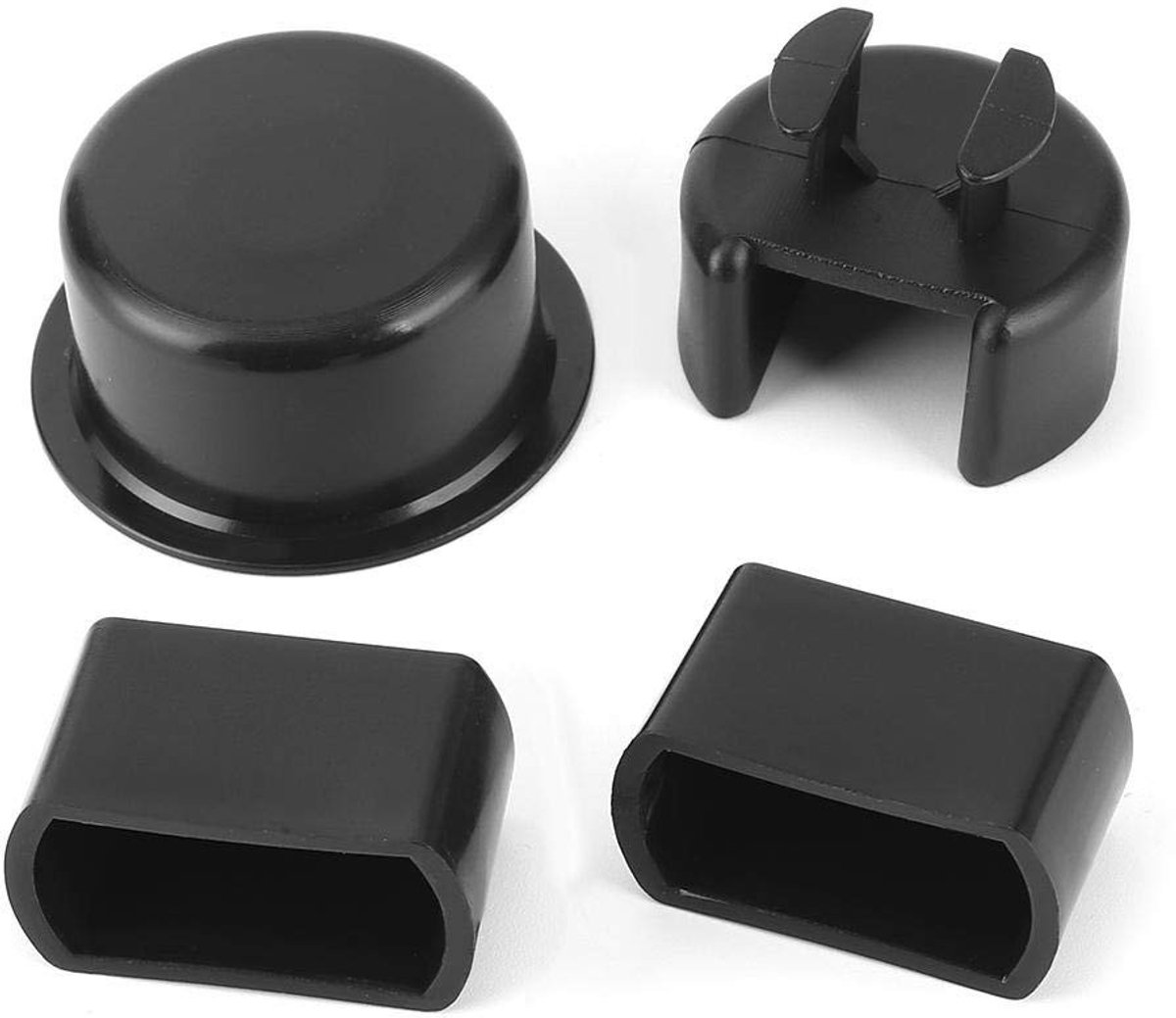 Dailygoods- Achterdeur Scharnier Kit - 4 Stuks - Scharnier Pivot Bus - Kunststof - Compatibel met F450 - OEM 38641 - Zwart - Scharnierkit
