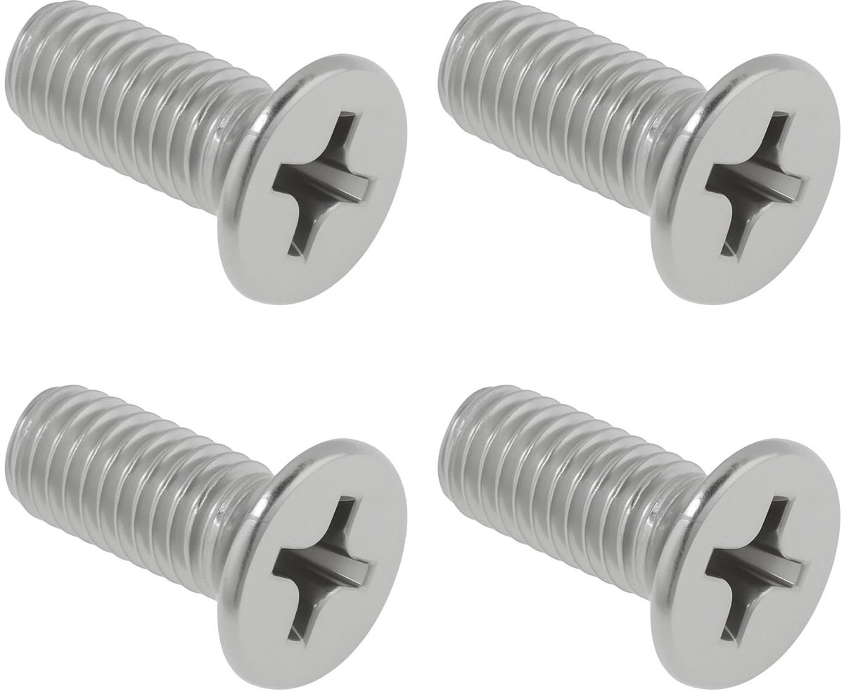 Dailygoods- Deurscharnier Schroeven - M8x1.25x20mm - 4 Stuks - Compatibel met Lada 1200-1500 Kombi - Stabiele Rotatieondersteuning - Voorkomt Losraken Deur