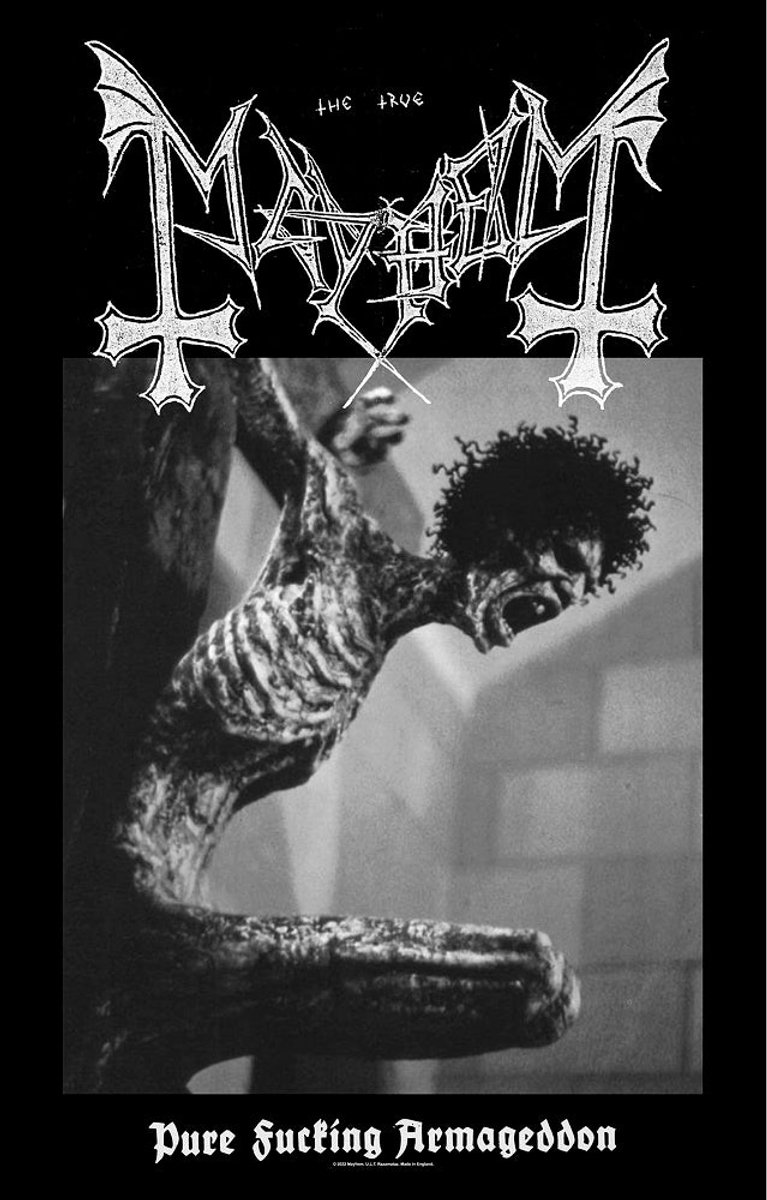Mayhem - Pure Fucking Armageddon - Textiel postervlag