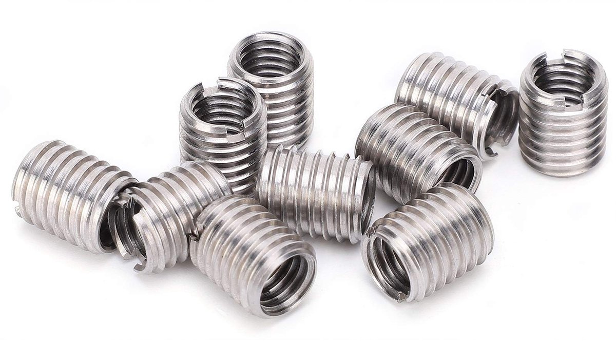Dailygoods- Reduceermoer 10 stuks - Buitendraad M8 x 1,25/M10 x 1,5 - Roestvrij Stalen Bevestigingsmateriaal - Corrosiebestendig - Hoogwaardige Kwaliteit - Duurzaam - Schroefmoer