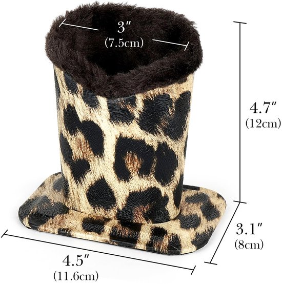 Dailygoods- Zonnebrilhouder Extra Groot - Pluche Gevoerde Stof - Compatibel met Gucci/Zonnebril - Opbergstandaard - Diverse Merken - Geschikt voor Meerdere Modellen - Zonnebrilcase — afbeelding 2