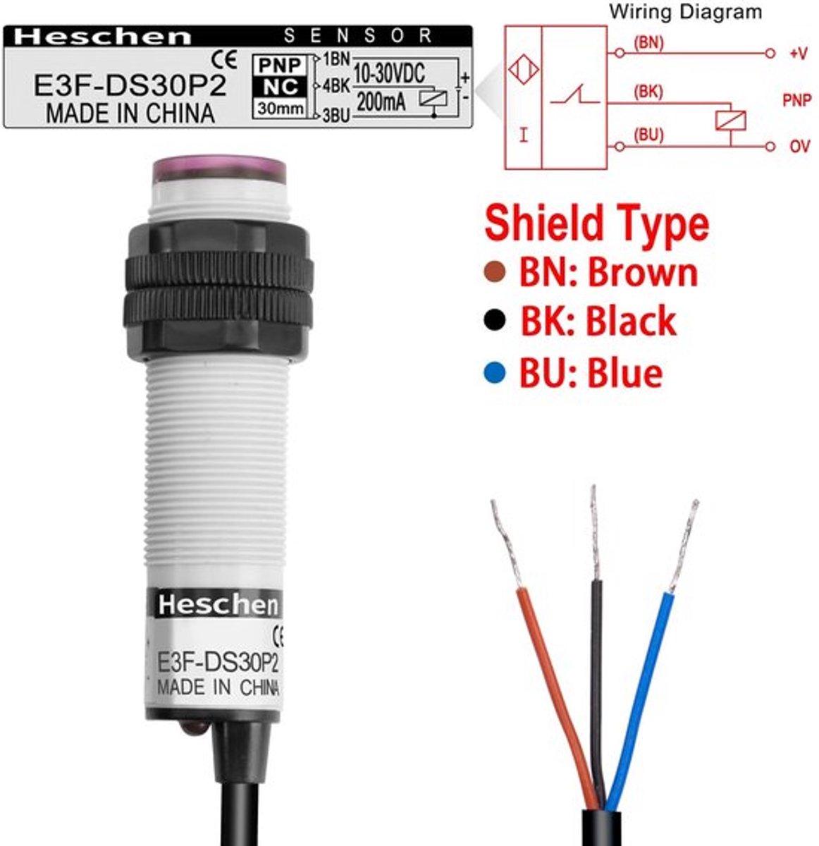 Dailygoods - Infrarood foto-elektrische nabijheidsschakelaar - M18