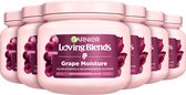 Garnier Loving Blends Grape Moisture Masker – Intensieve voeding en glans – Voor gedehydrateerd haar - 340ml - 6 stuks