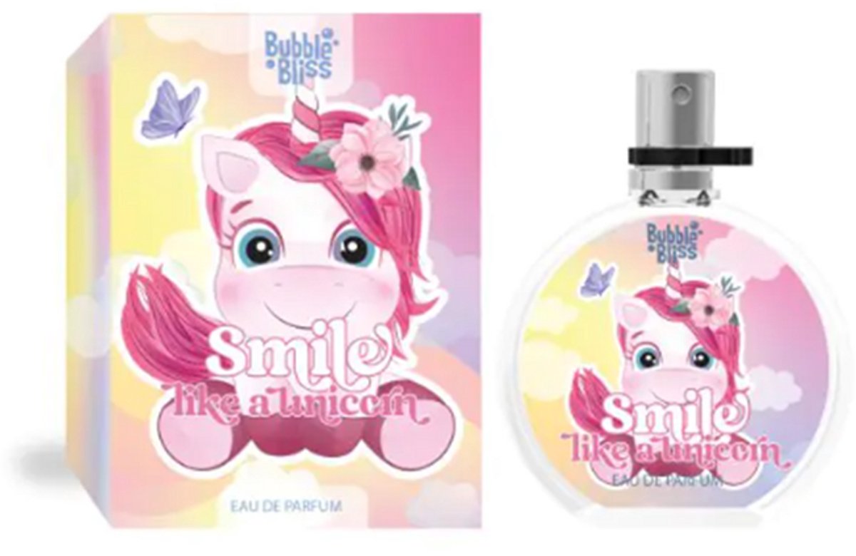 Bubble Bliss - Unicorn Sprinkles - Smile - Lika a Unicorn - eau de parfum - voor kinderen 15ml