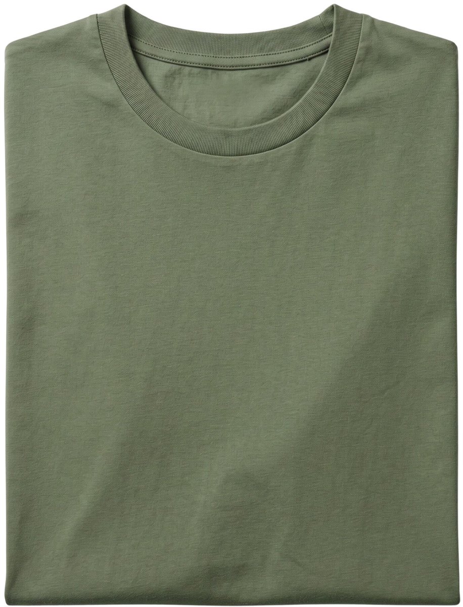Heren T shirt - Oversized T shirt Heren - GB6530-18 - Donker Groen - Maat L