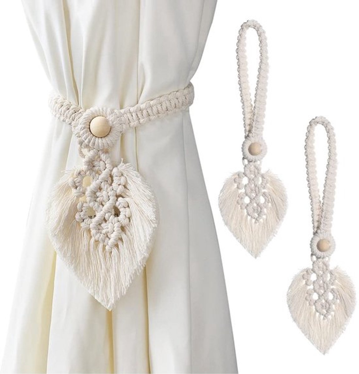 Golden crown - Boho gordijnhouders - Gordijnclips - Elegante