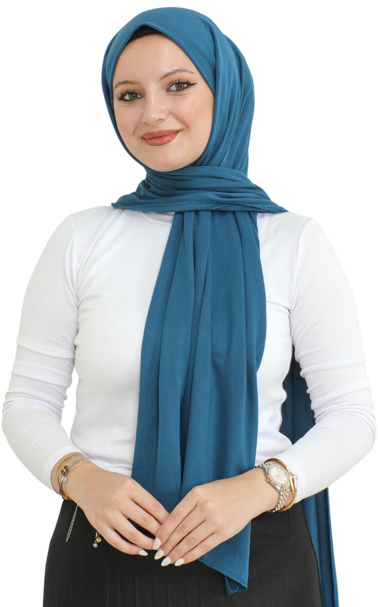 hijab voor dames, viscose, lichtgewicht, moslima, lange shawl, islamitisch, Turkse zijden hoofddoek