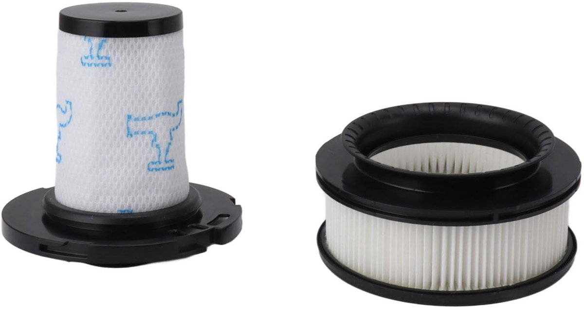 Dailygoods- Stofzuigerfilterset Wasbaar - Vervanging voor ZR009007/ZR009008 - X Force Flex 11.60/14.60 - Effectieve Stofbescherming - Verhoogde Reinigingsefficiëntie - Brede Compatibiliteit - Robotstofzuigerfilter
