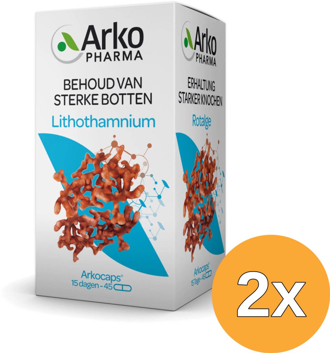 2x Arkocaps Lithothamnium (45 capsules)