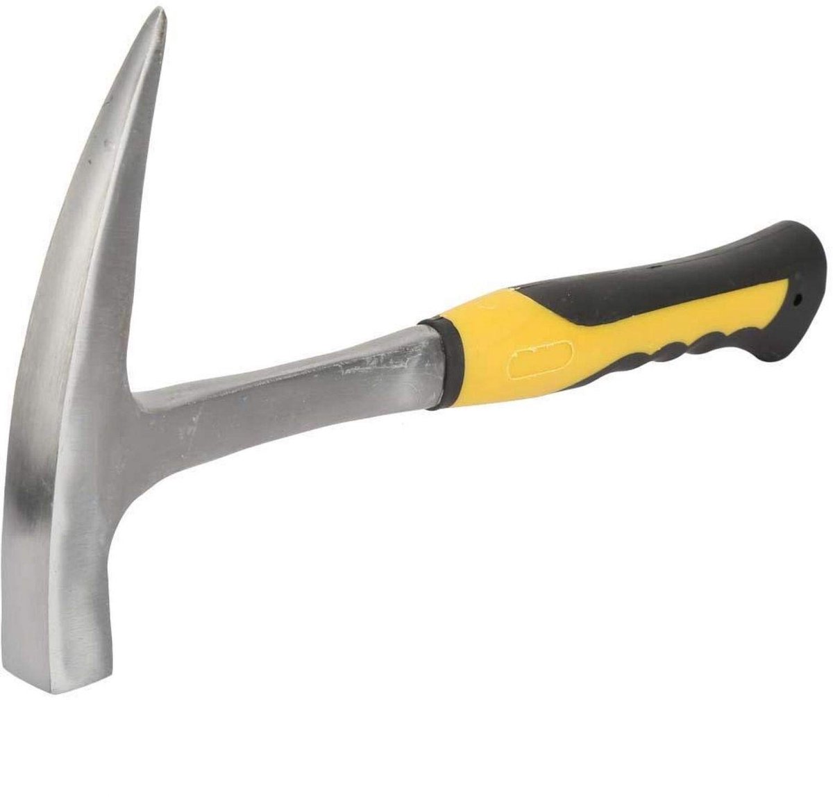 Dailygoods- Baksteenhamer dubbele kop platte mond - Geologisch handgereedschap - Slijtvast - Koolstofrijk staal - Gewicht 1028g - Multifunctioneel - Geologische Hamer