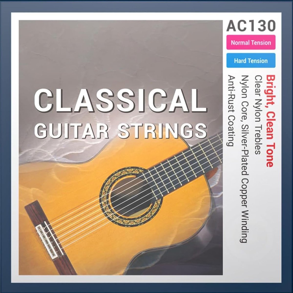 Dailygoods- Gitaren Nylon Snaren Set van 6 - Klassieke Gitaarlijnen - Laag Trekgewicht - Vermoeidheid Vermindering - Nauwkeurige Toonhoogte - Bescherming Snaarinstrument - Gitaarstrings
