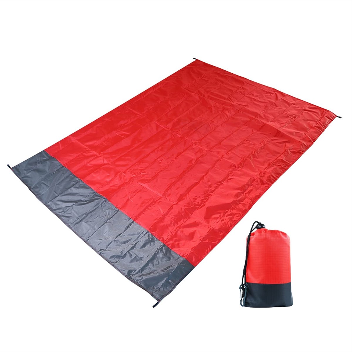 Strandmat, oversized lichtgewicht strandmat, draagbare picknickmat, zandbestendige mat voor reizen, kamperen, wandelen, packable w/tas Stranddeken zanddicht