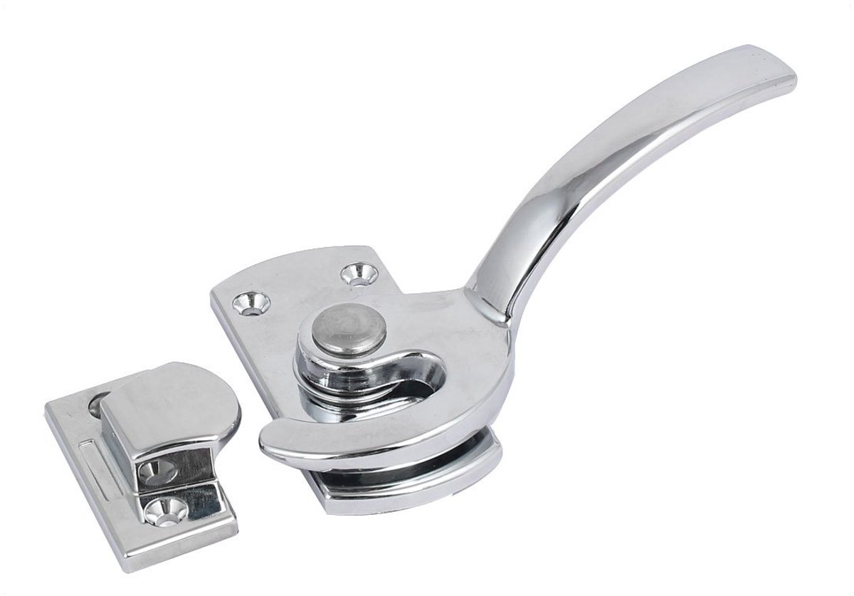 sourcingmap Stoomboot Oven Deur 6 "Lengte Rvs Linkerhand Release Pull Handvat Klink