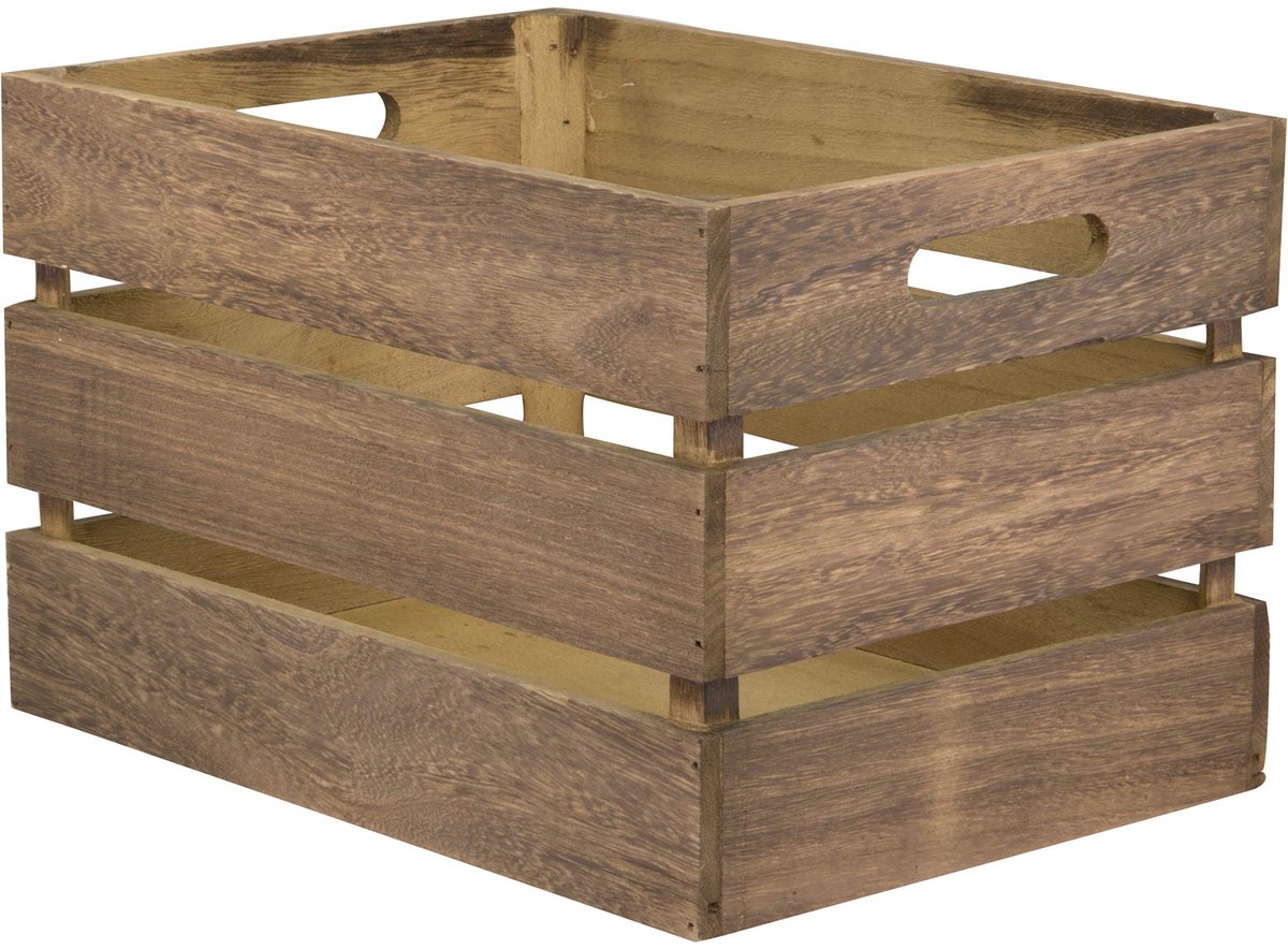 Vintage houten krat, CR-VIN