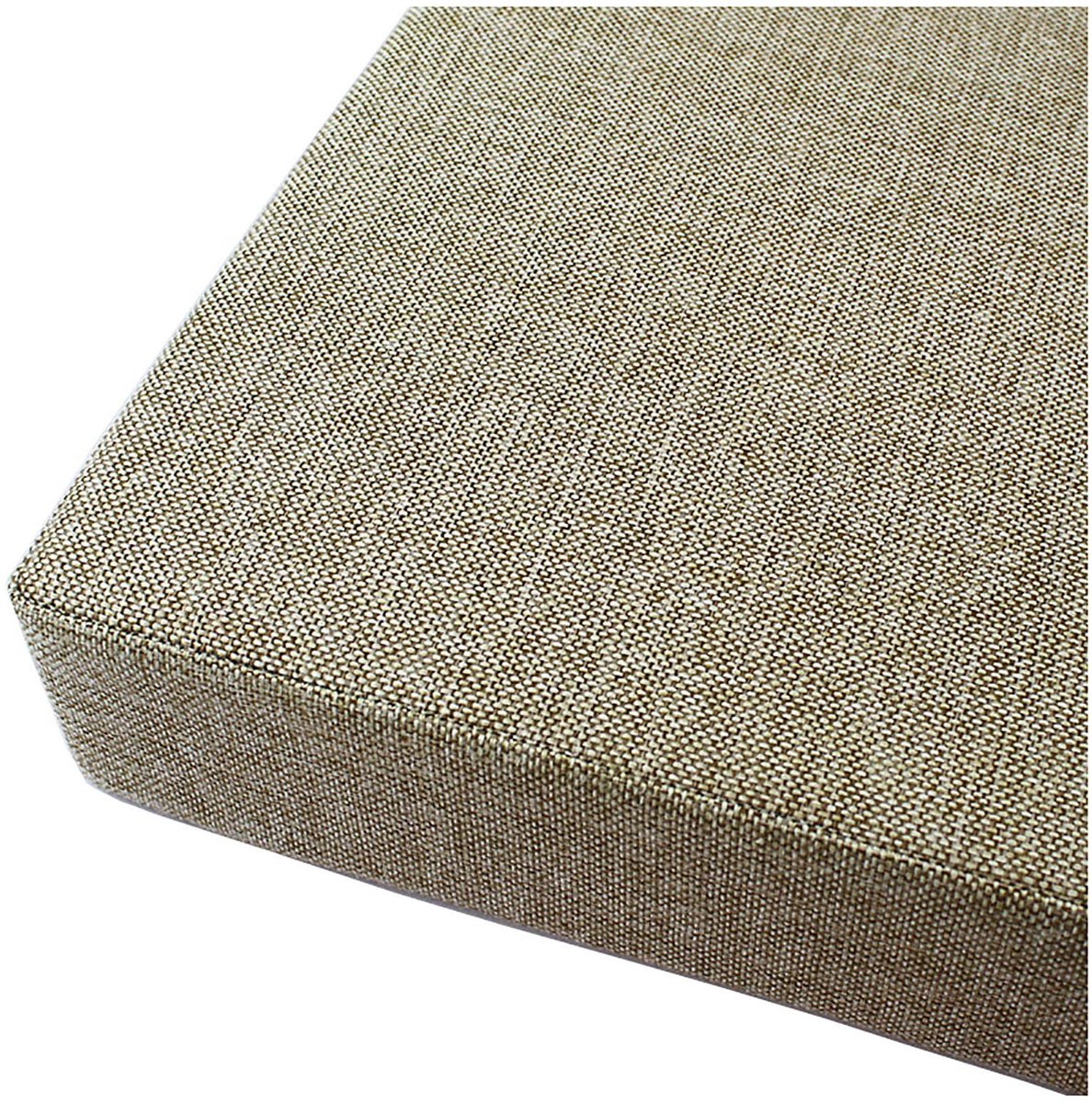 2-zits tuin bankkussen buiten/indoor settee kussen antislip bodem achter autostoel kussen rugkussen schuim pads opslag bank kussen-bruin wit 200x40x12cm (79x16x4.7in)