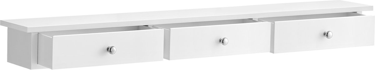 SONGMICS - Wandplank - Zwevende Wandplank - Draagkracht tot 15 kg - Voor Woonkamer, Gang en Kantoor