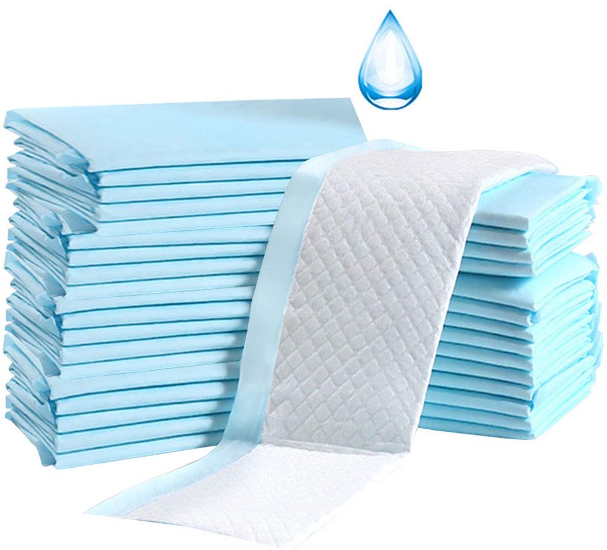 Wegwerp Onderpad 100 Count Incontinentie Veranderende Pad Baby Luiers Pasgeboren Pads Zachte Ademend Waterdicht Lek Proof Snel Absorberen 13X18 Inch