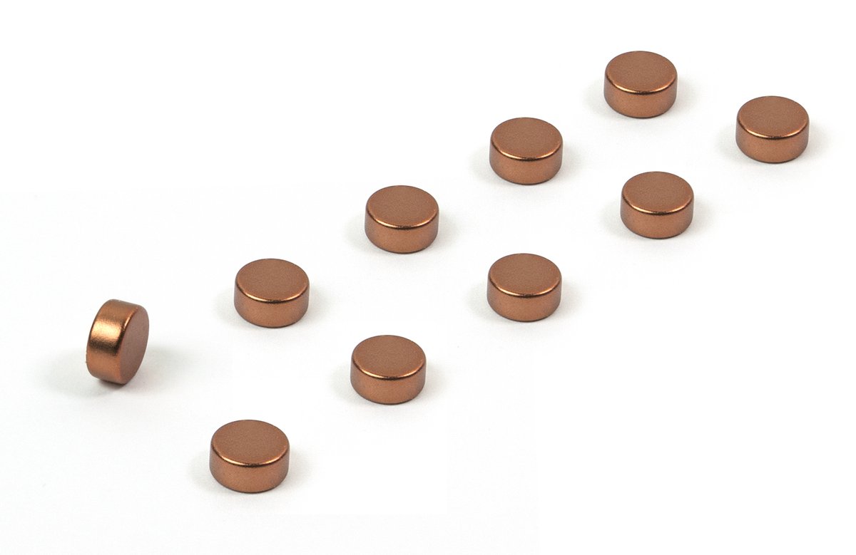 Trendform ronde magneten Steely koper