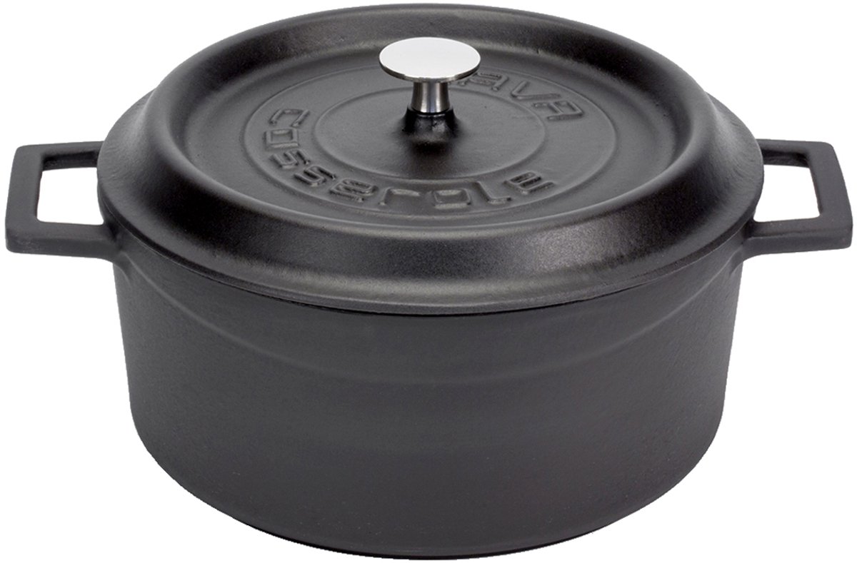 LAVA Trendy Casserole rond - Ø120mm - 0.53Ltr - Matt black/Black