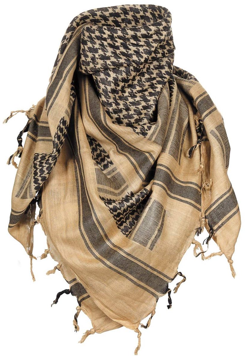 PLO Shemagh-halsdoek met franjes