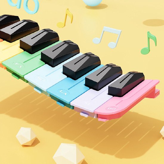 Draadloze Bluetooth-luidspreker - Draagbare mini-luidspreker - Bluetooth-luidspreker met RGB-verlichting - Elektronische piano-look - LED-verlichting — afbeelding 4