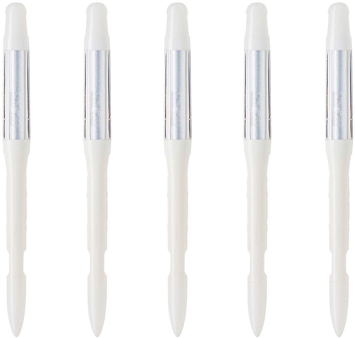 tee Waterniveaumeter (set van 5), de gieter voor planten, helpt planten goed water te geven, eenvoudig te gebruiken, geen batterijen nodig, gemaakt in Japan (klein, wit)
