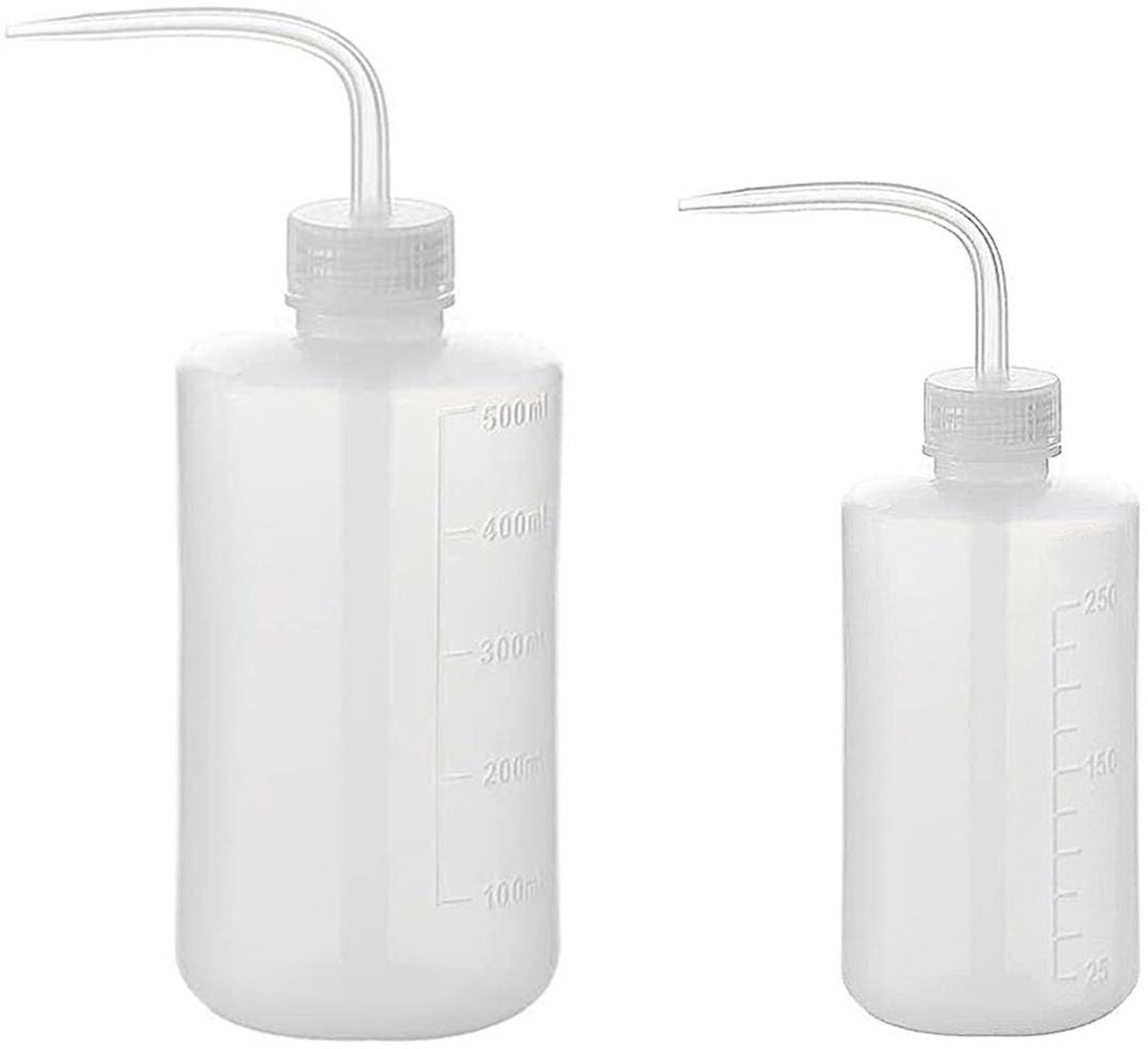 Gieters, veiligheidsflessen, reinigingsflessen, transparant, voor tuinieren, plantenirrigatie, laboratorium, 250/500 ml