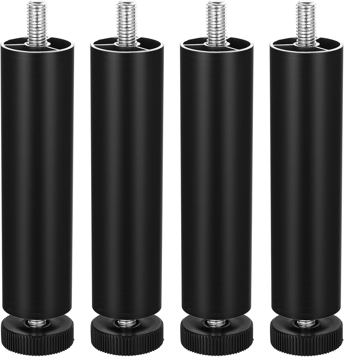 Verstelbare Meubelpoten van 10 cm - 4 Stuks, Geschikt voor Bedden en Banken, Hoogte Verstelbare Aluminium Leggen voor Meubels