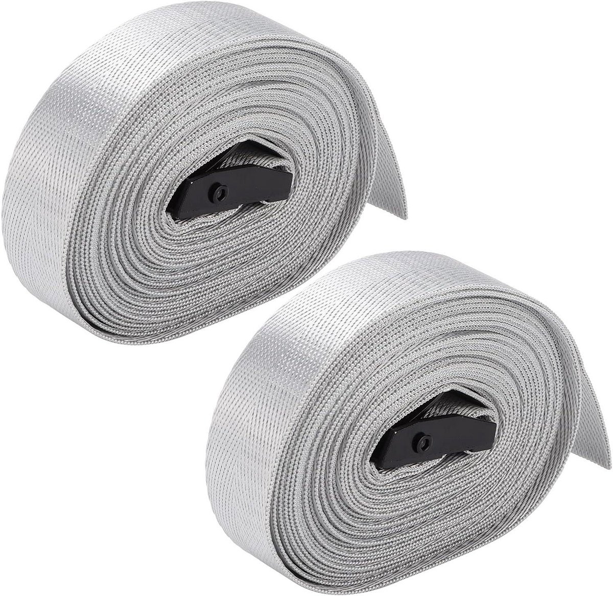 Spanbanden met Ratel - Bevestigingsriemen Vastzetbanden - Vracht Vervoeren - Zinklegering Ratel - 5 meter - Zilver