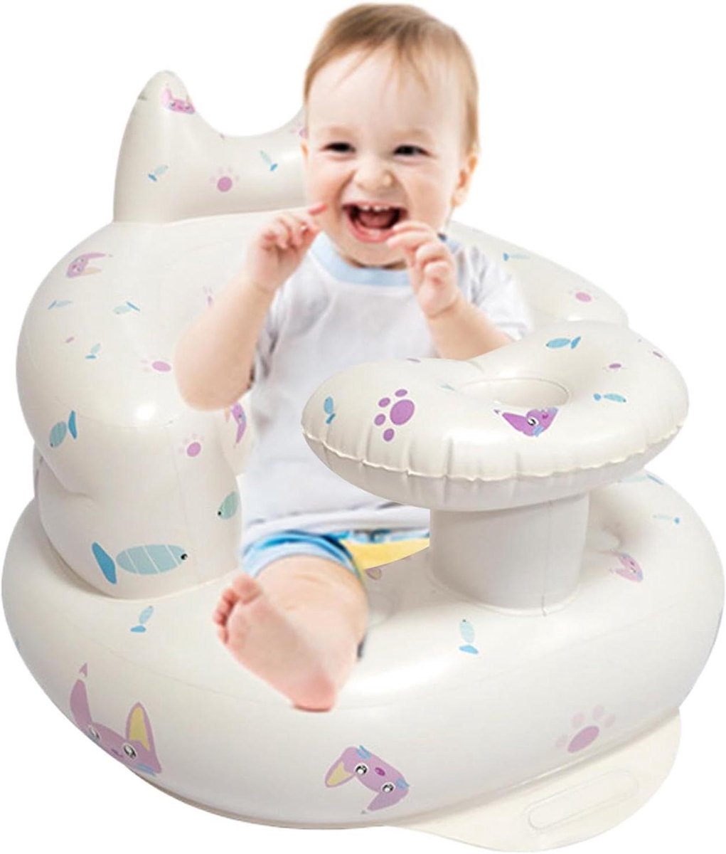 Opblaasbare Baby Stoel - Zitje Baby - Babys Zitten - Rugondersteuning - Niet gespecificeerd - Kittenmodel
